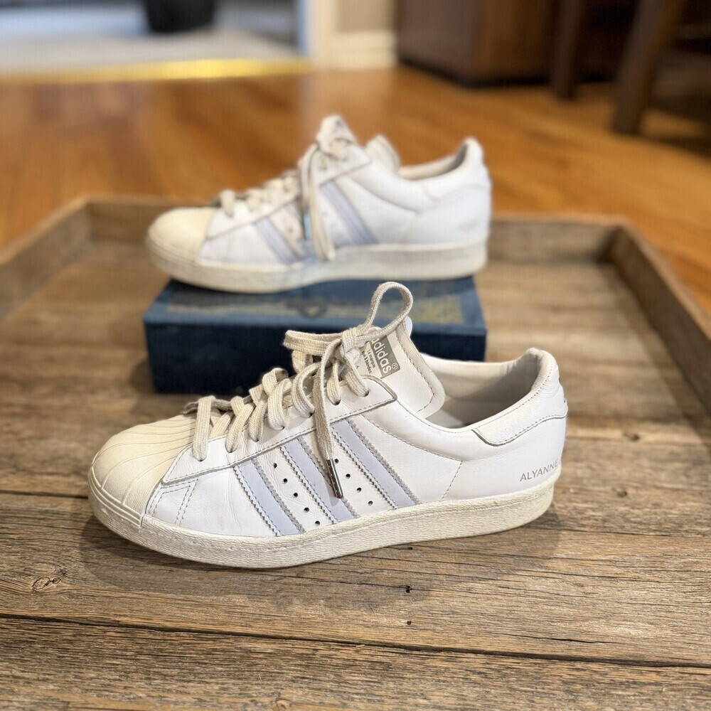 Adidas Superstar mi adidas B94463 Custom “Alyanne” White Blue Men’s 8